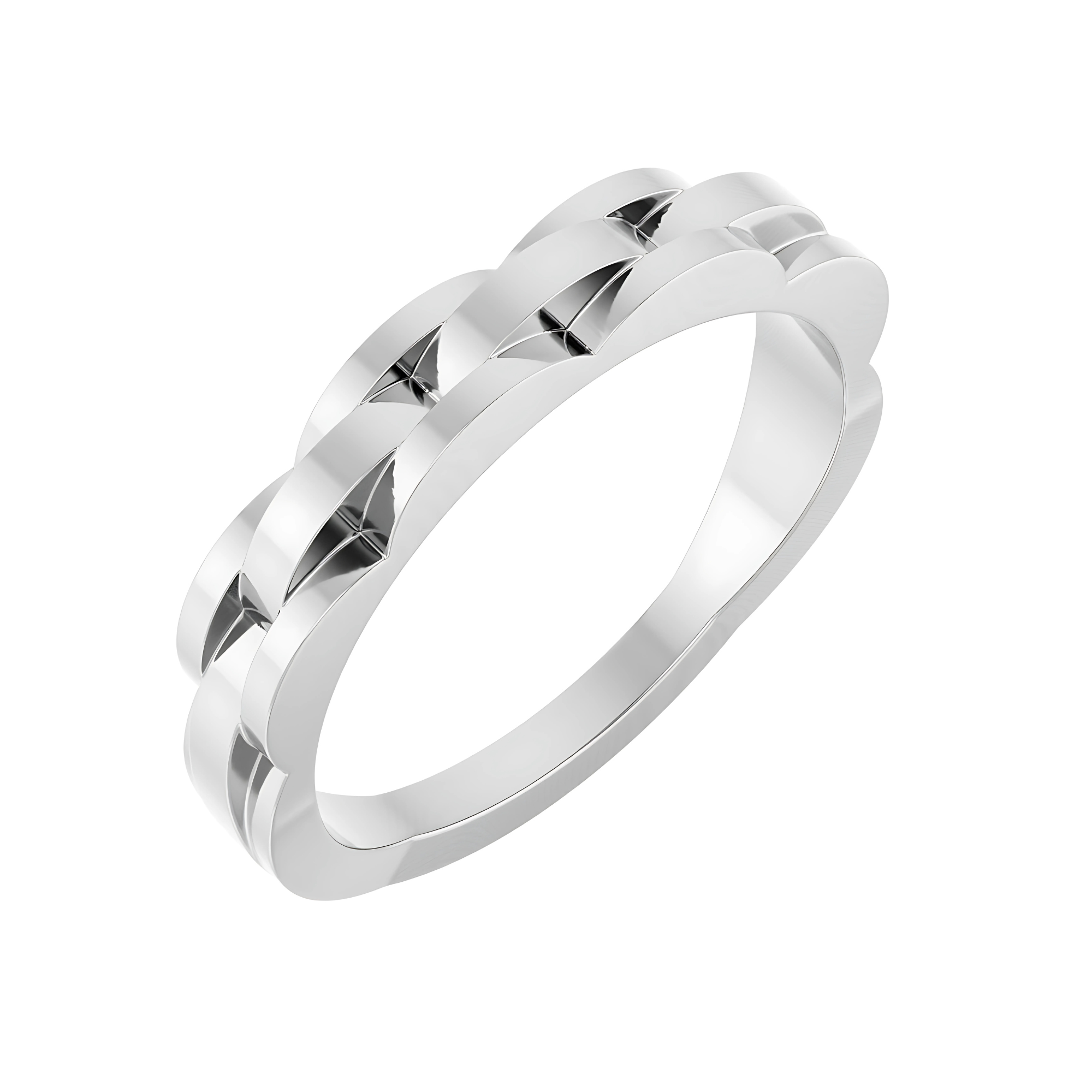 Chain Link Ring Sterling Silver