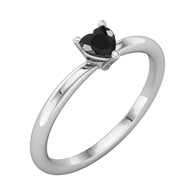 Black Heart Ring
