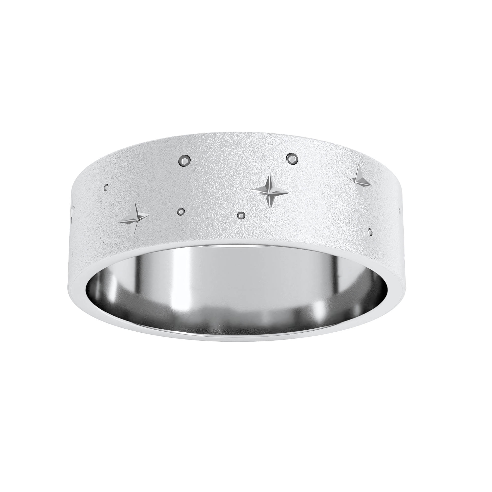 Star Band Sterling Silver