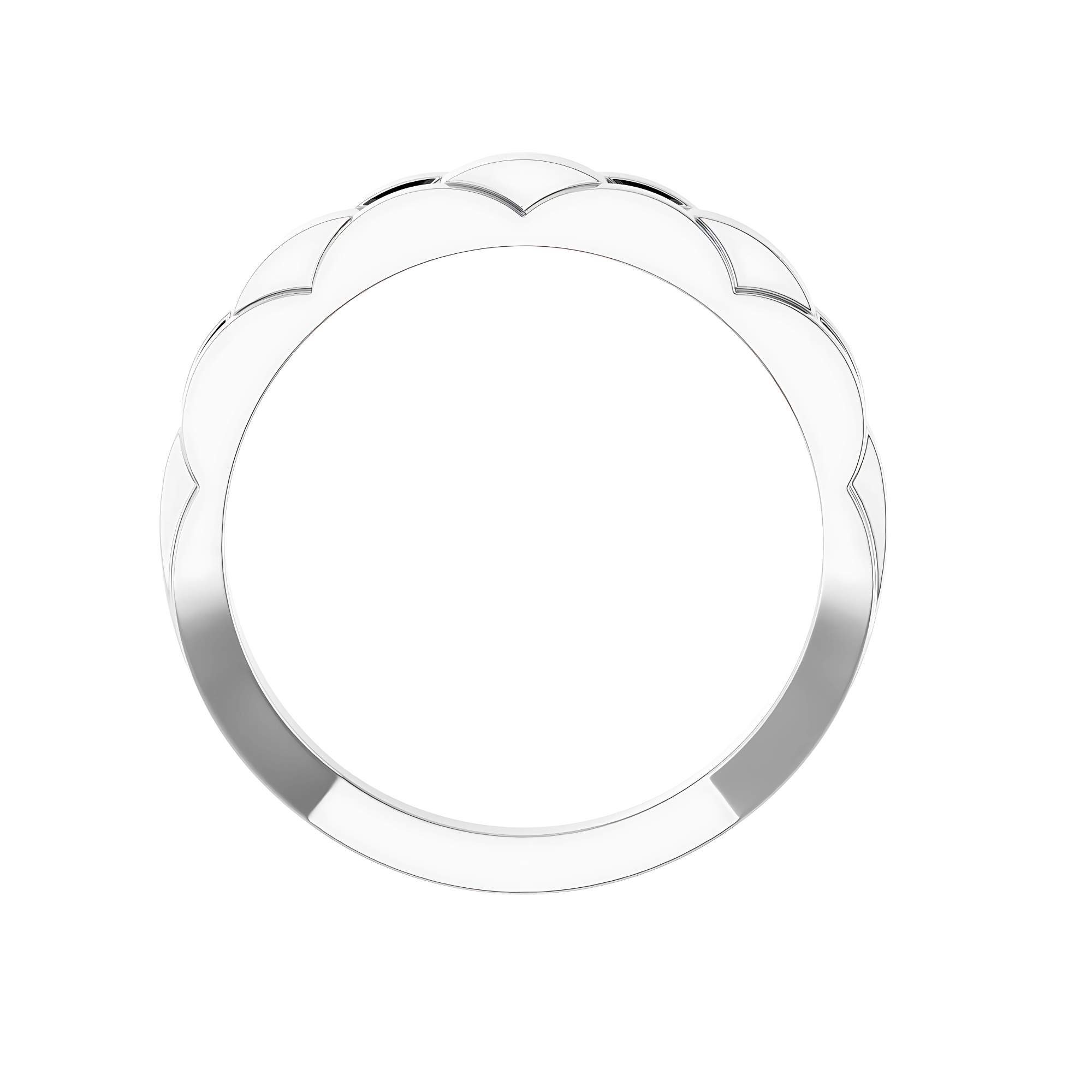 Chain Link Ring Sterling Silver