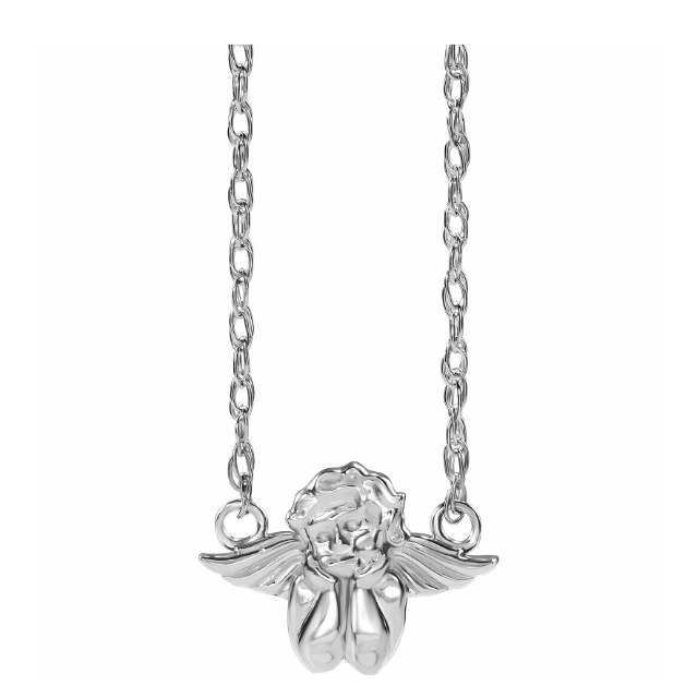 Cherub Sterling Silver Necklace