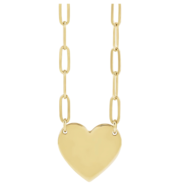 Paperclip Hearts 14k Gold