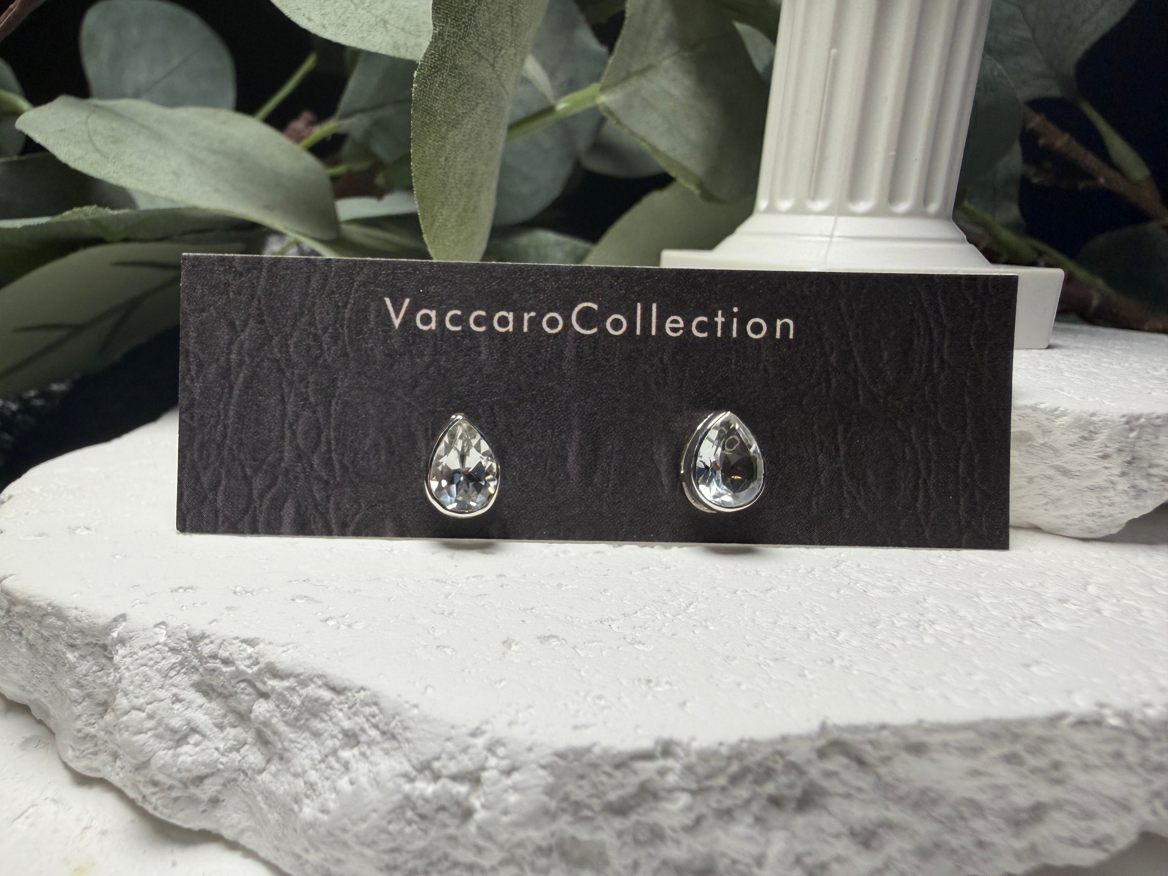 Timeless Sparkle, Sterling Silver White Topaz Stud Earrings