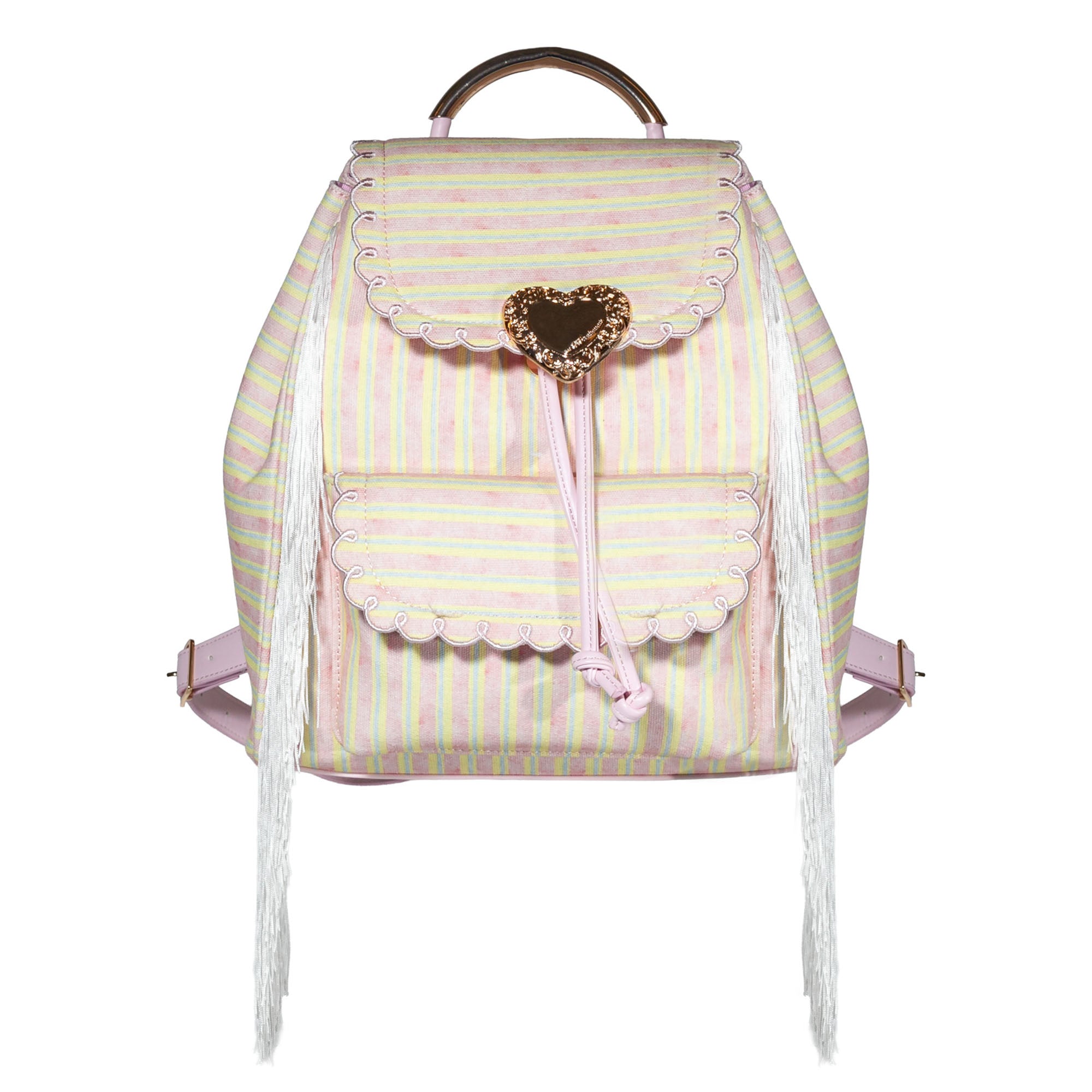 Seaside Sweetheart Backpack in Pastel Stripes