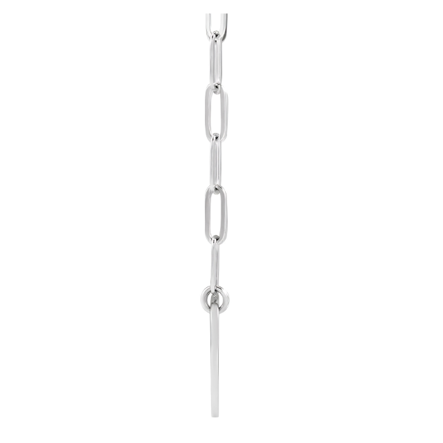 Paperclip Hearts Sterling Silver Necklace