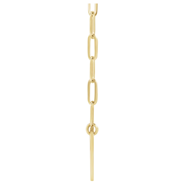 Paperclip Hearts 14k Gold