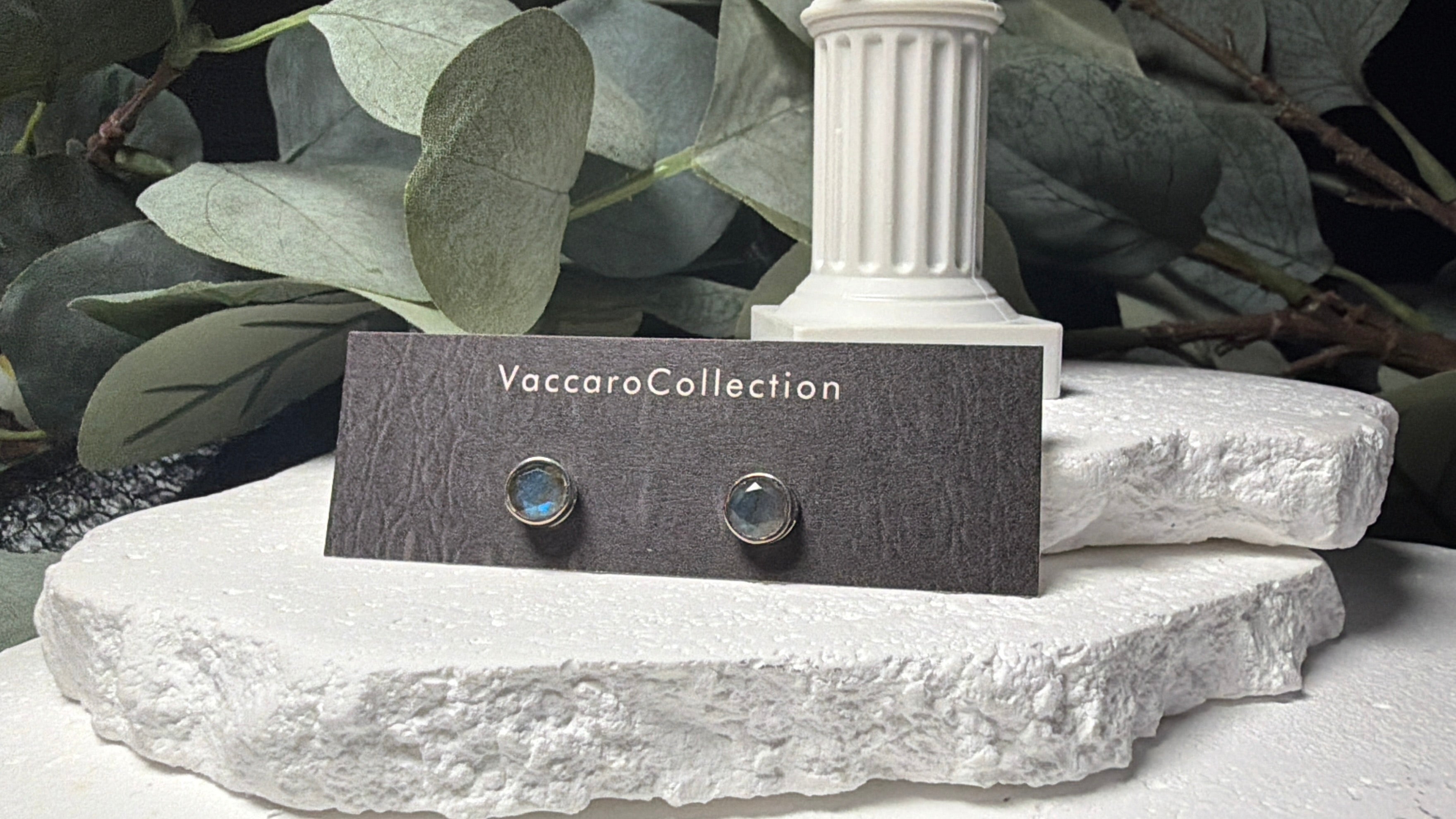 Moody Blue, Everyday Labradorite Stud Earrings